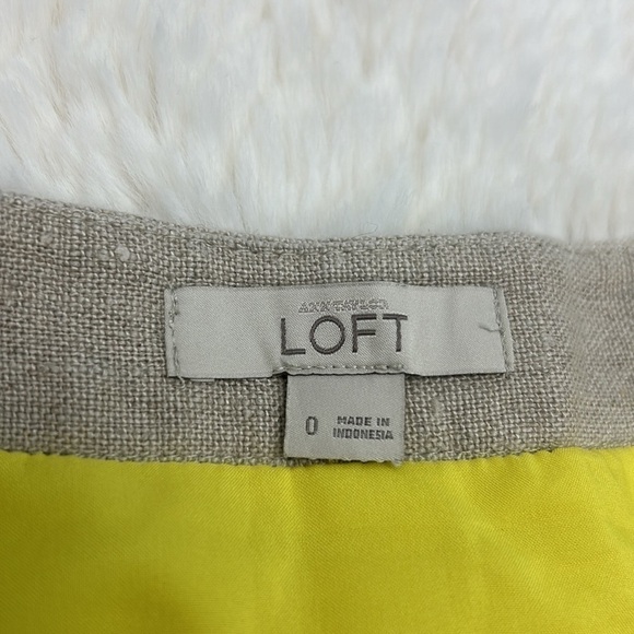 Ann Taylor LOFT Women’s Metallic Polka Dot Lined Skirt - Picture 3 of 7